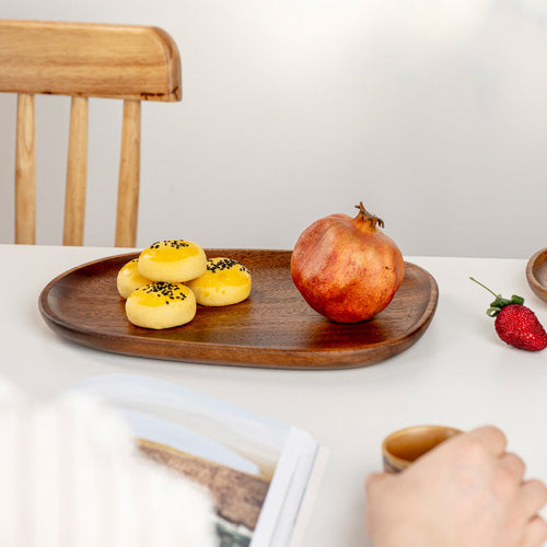 Organic Walnut Wood Serving Tray