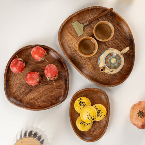 Organic Walnut Wood Serving Tray