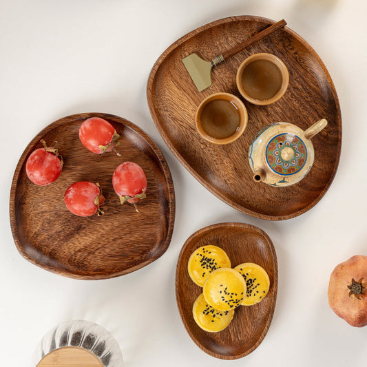 Organic Walnut Wood Serving Tray